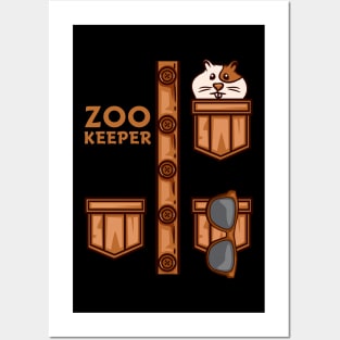 Zoo Keeper - Animal Lover Safari Gift Posters and Art